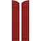 Ekena Millwork Americraft 3-Board (2 Batten) Wood Joined Board-n-Batten Shutters w/Ellipt Top, ARW101BE311X77BRH, PR ARW101BE311X77BRH - alternate 1